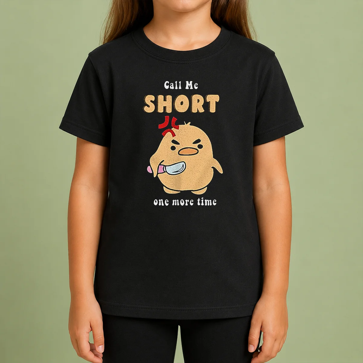 Good Call Me Short One More Time Cute Angry Bird With Knife Shirt - Image 9