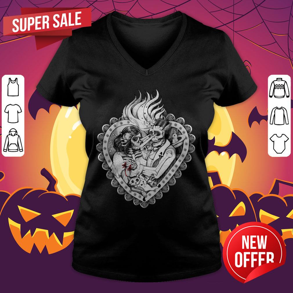 Day Of The Dead Ancient Lovers Day Of The Dead Muertos Shirt - Image 4