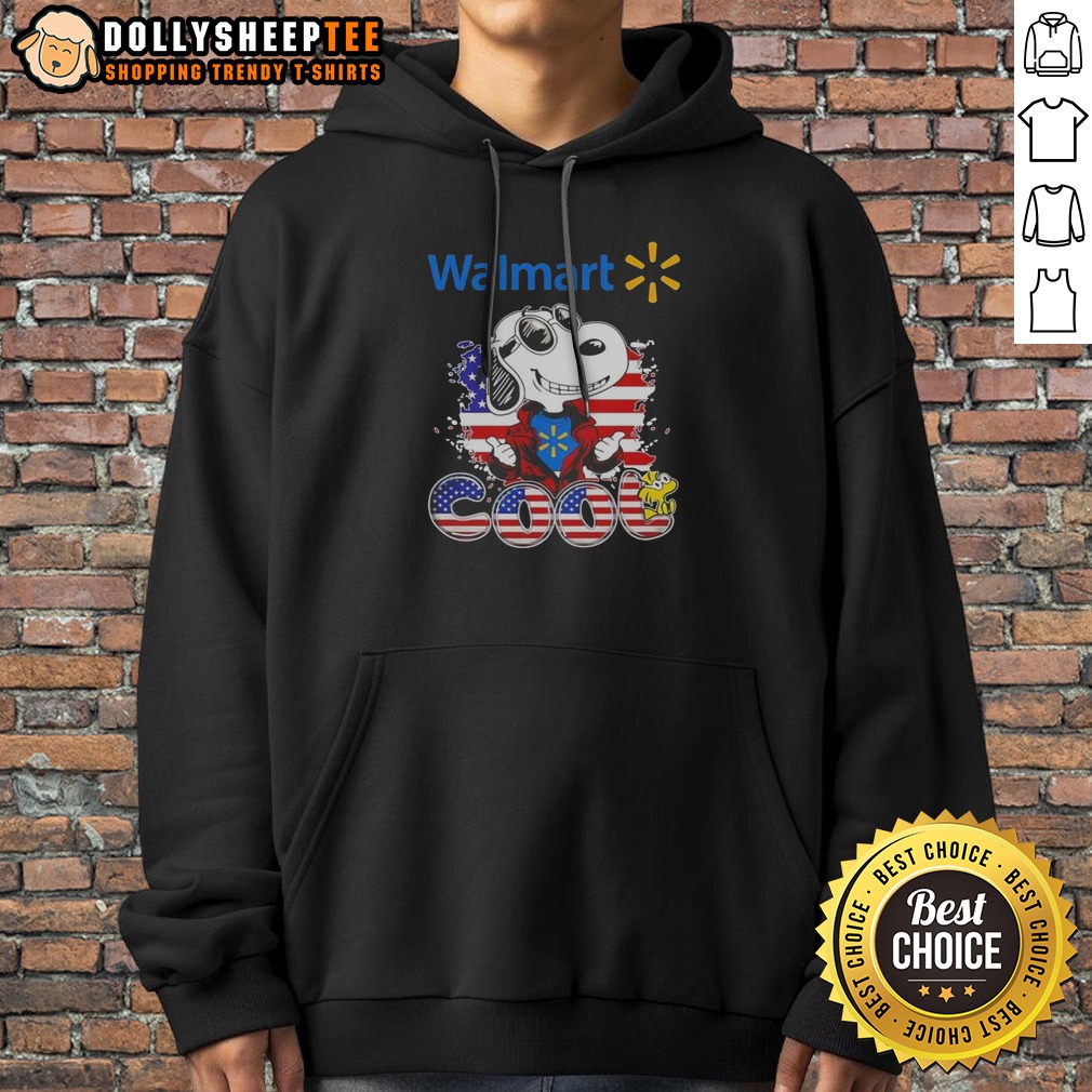 Funny Snoopy Woodstock Peanuts Charles M Schulz Walmart Cool United States Of America Shirt - Image 2