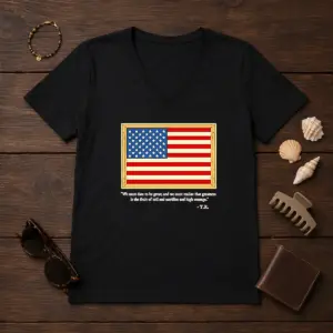 Alternative view of Hot Theodore Roosevelt We Must Dare To Be Great And We Must Realize That Greatness Shirt