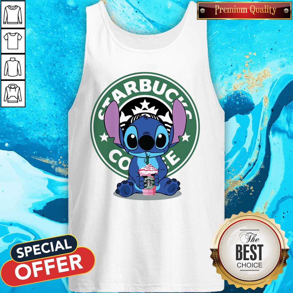 Pretty Stitch Starbucks Coffee Shirt - Image 3