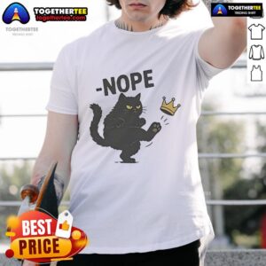Official No Kings In America Black Cat T-Shirt