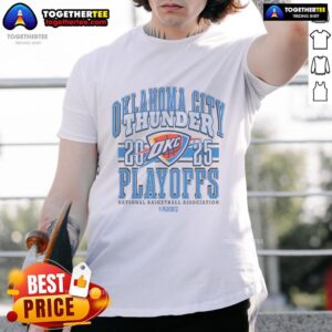 Official Oklahoma City Thunder 2025 Playoffs Showtime T-Shirt