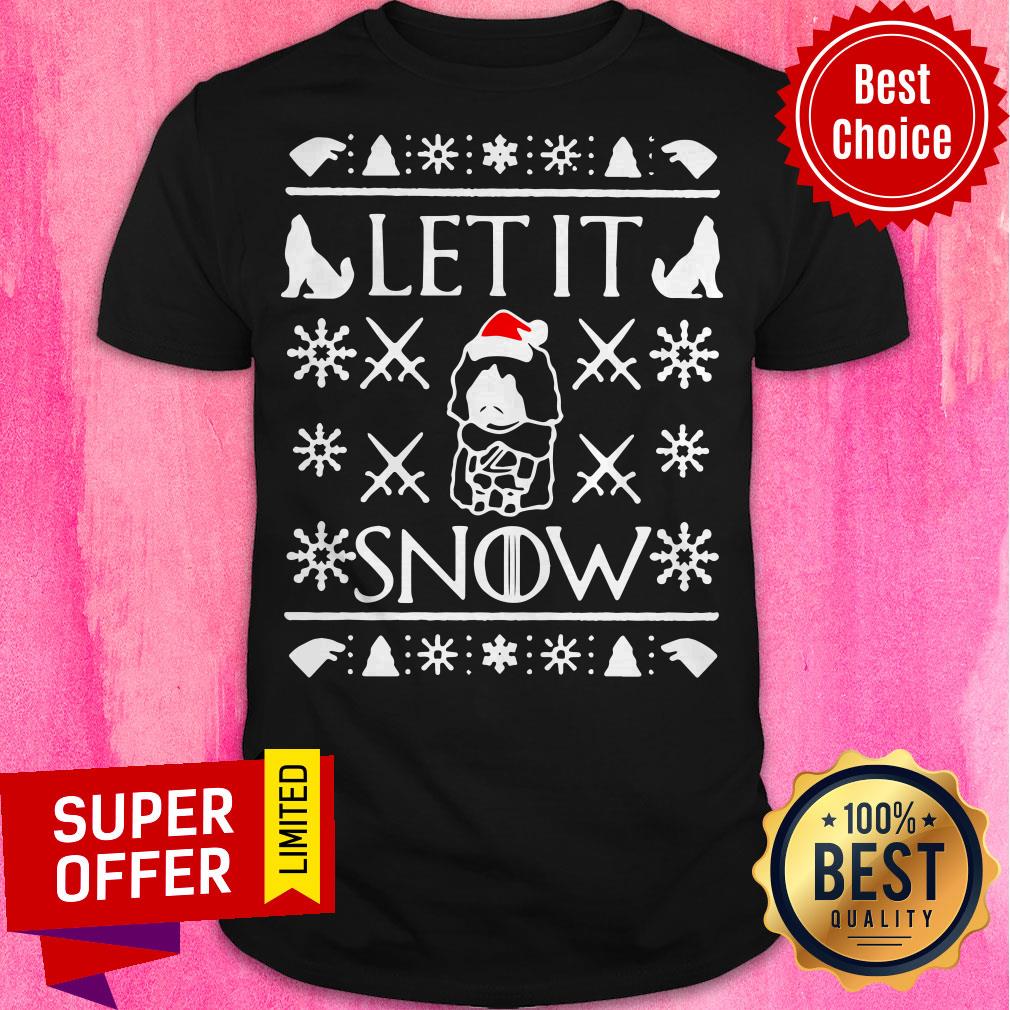 Game Of Thrones Jon Snow Let It Snow Ugly Christmas Shirt