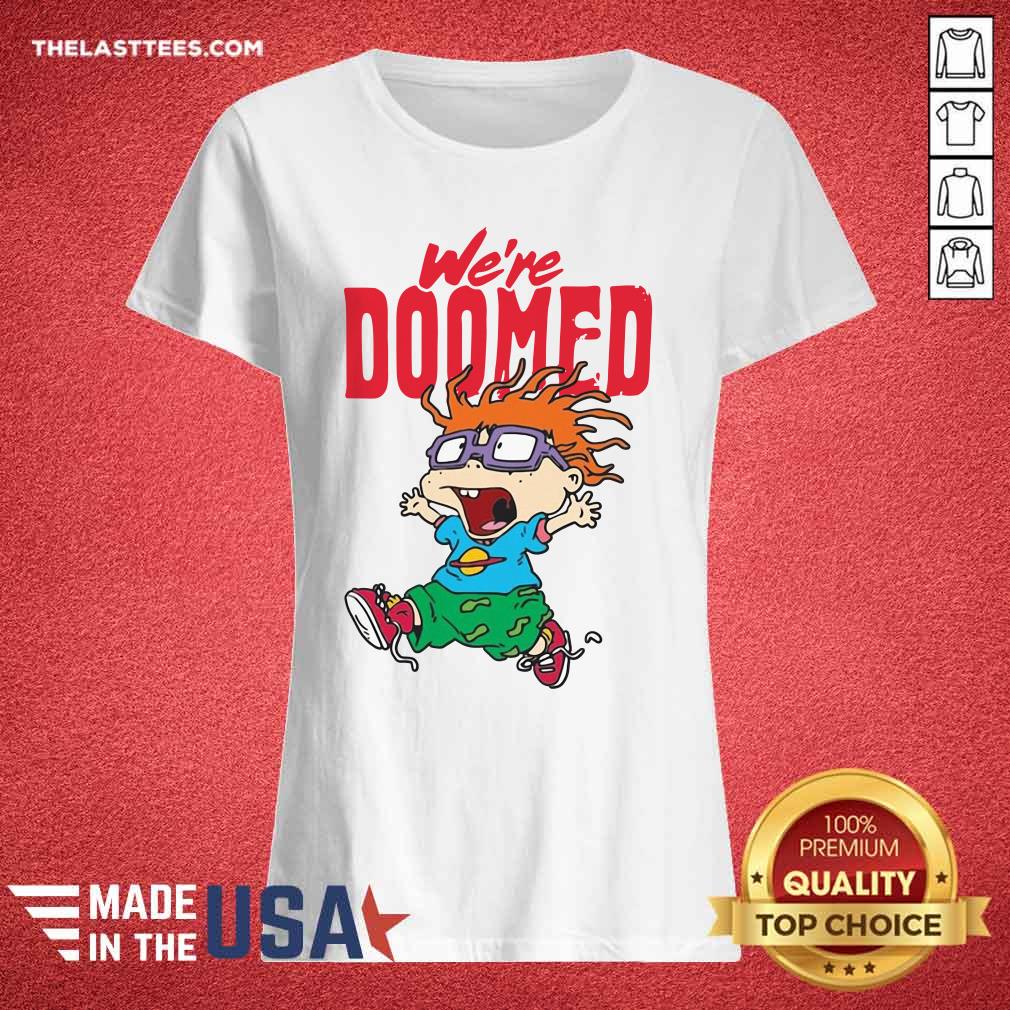 Nice Rugrats Chuckie We’re Doomed Shirt - Image 4