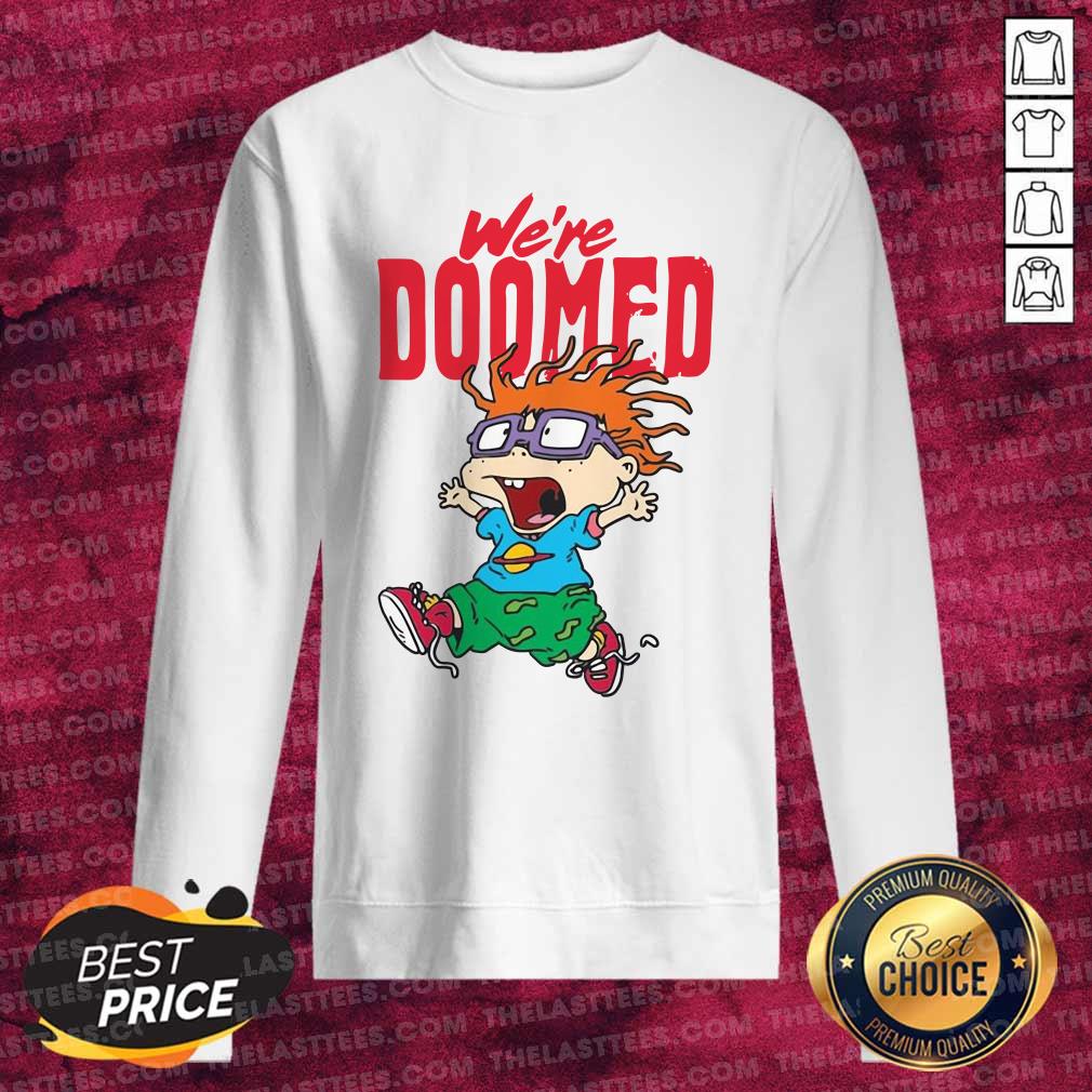 Nice Rugrats Chuckie We’re Doomed Shirt - Image 3