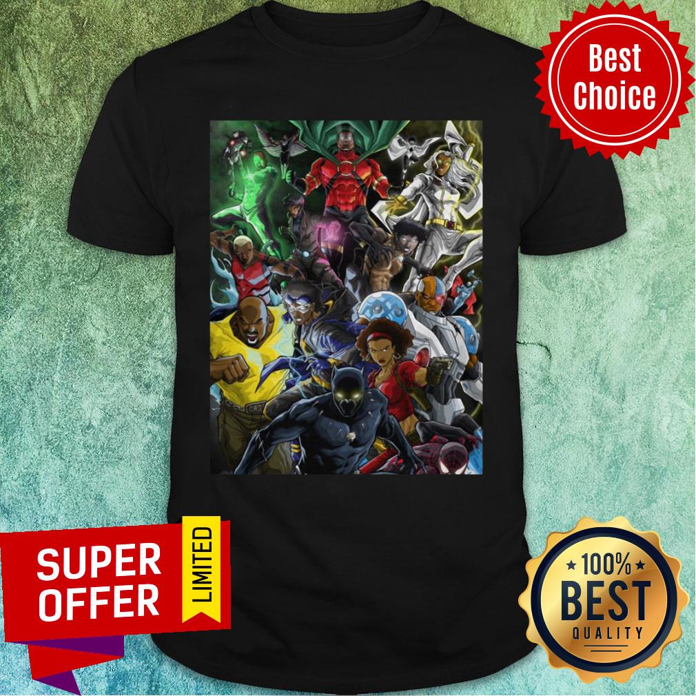 Premium Superheroes Of Colour By Zack Shirt