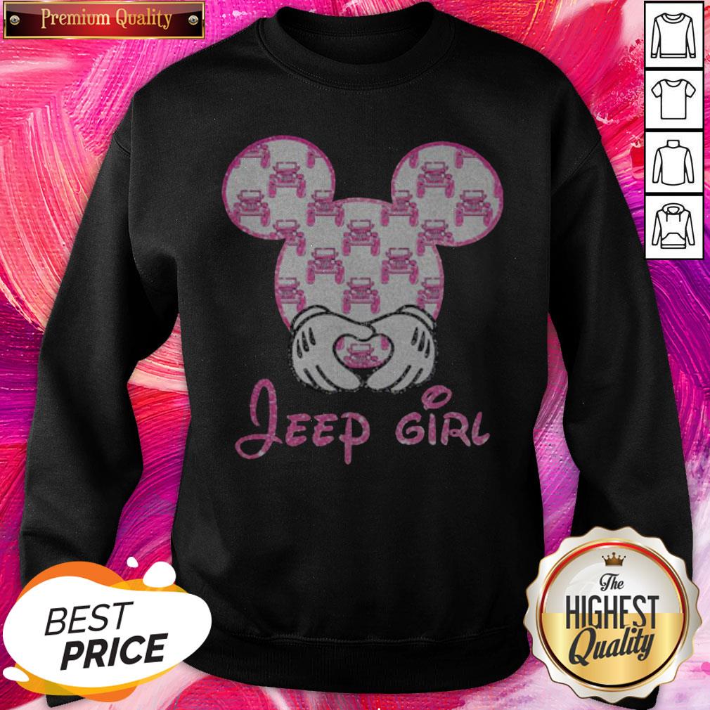 Wonderful Mickey Mouse Love Jeep Girl Diamond Shirt - Image 4