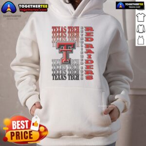 Alternative view of Nice Texas Tech Red Raiders Gradient Wordmark T-Shirt
