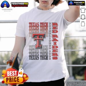 Nice Texas Tech Red Raiders Gradient Wordmark T-Shirt