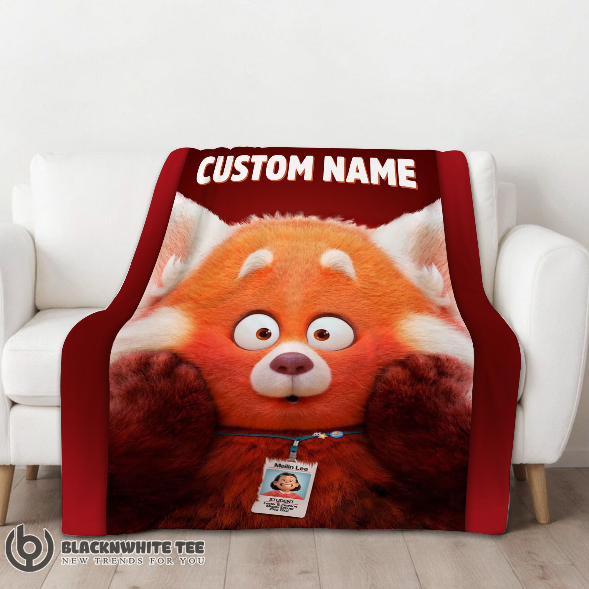 Awesome Cute Disney Pixar Turning Red Blanket Fleece Customized Blanket - Image 2