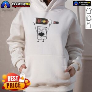 Alternative view of Top Doodlebob Holding Rumple Minze Peppermint Schnapps Can T-Shirt