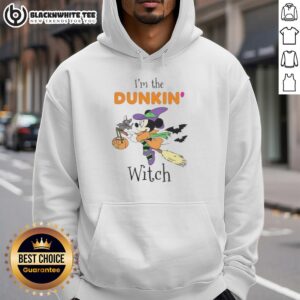 Alternative view of Original Minnie Mouse I'm Dunkin’ Witch Trick Or Treat Halloween T-Shirt