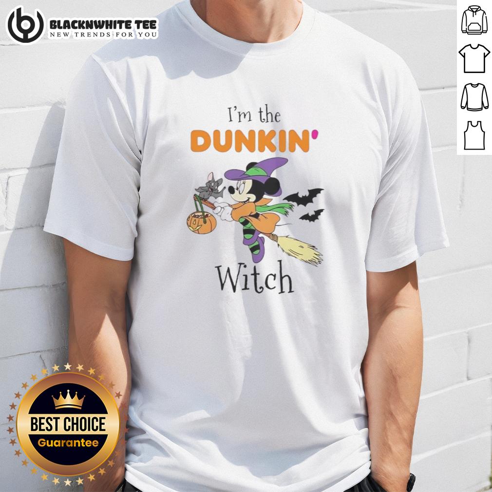 Original Minnie Mouse I'm Dunkin’ Witch Trick Or Treat Halloween T-Shirt