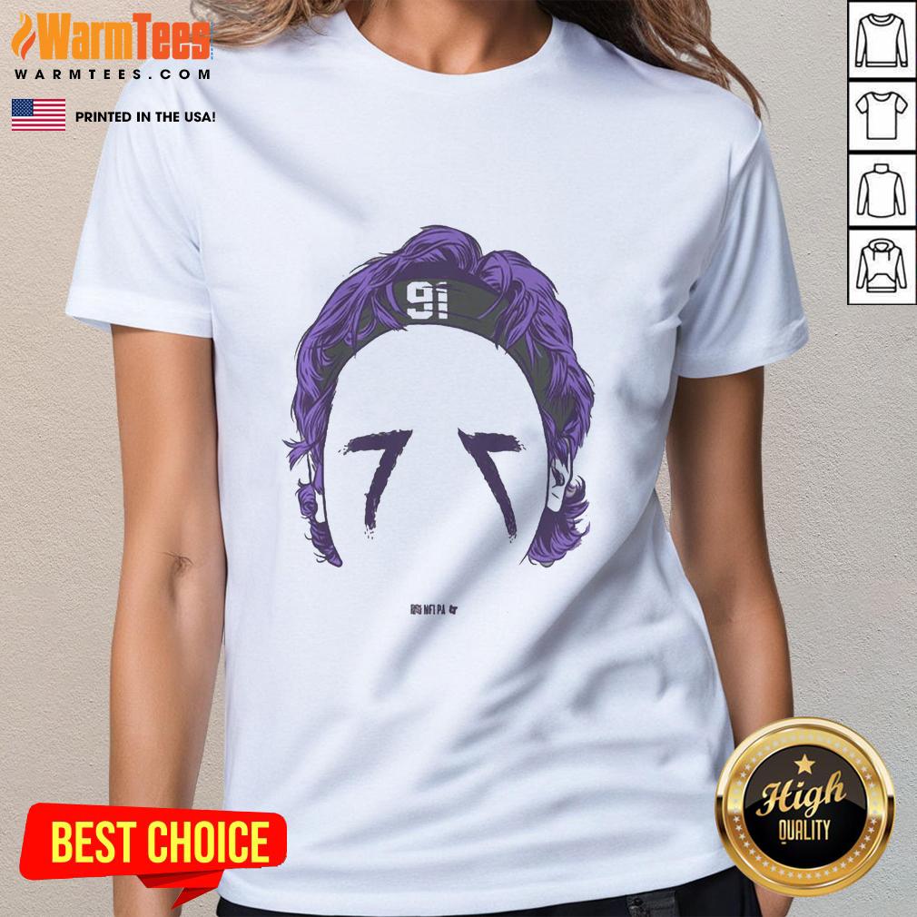 Premium Trey Hendrickson Baltimore Blank Face T-Shirt - Image 3