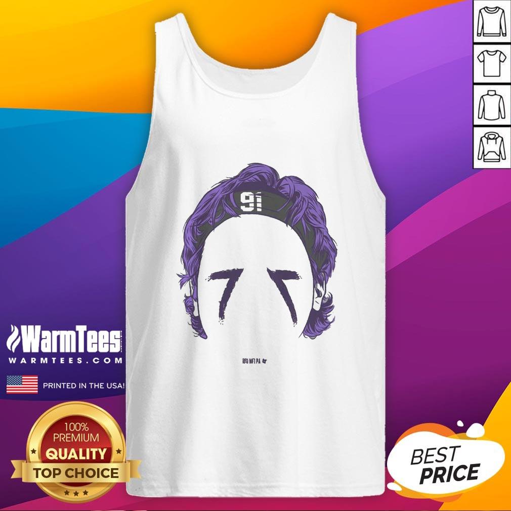 Premium Trey Hendrickson Baltimore Blank Face T-Shirt - Image 4