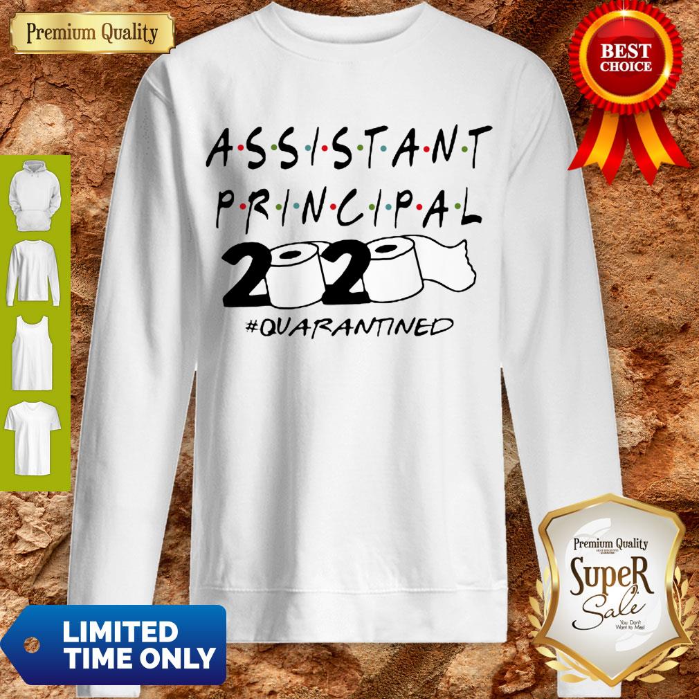 Official Assistant Principal 2020 #quarantined Coronavirus Shirt - Image 3