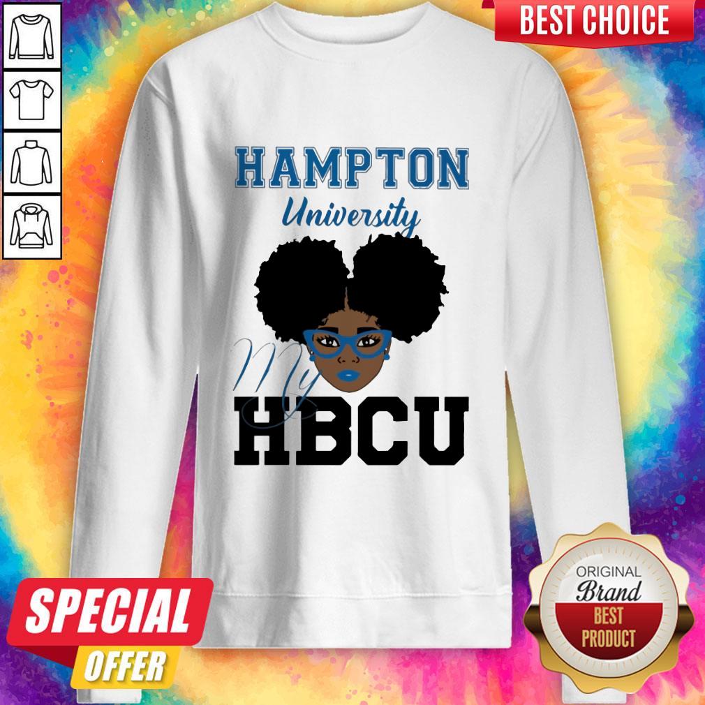 Black Girl Hampton University My HBCU Shirt - Image 3