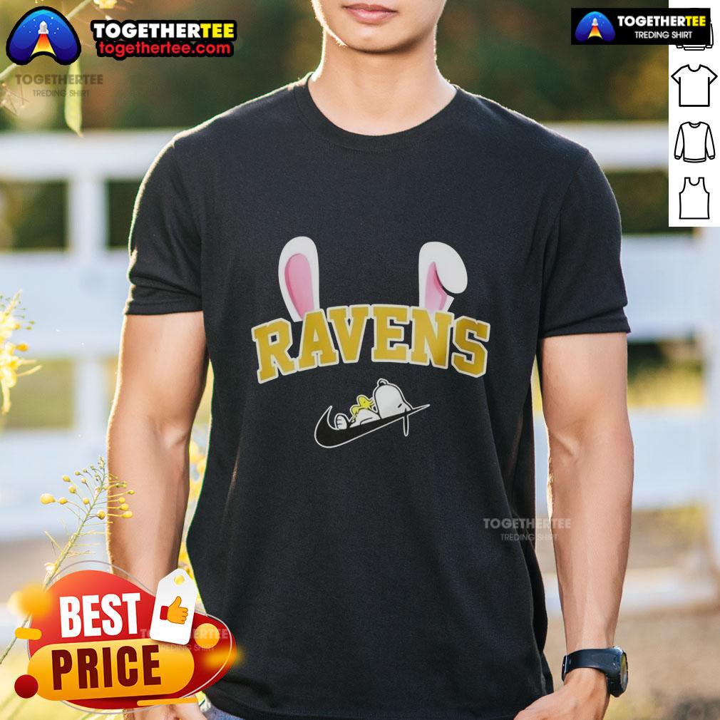 Good Baltimore Ravens X Snoopy Happy Easter T-Shirt