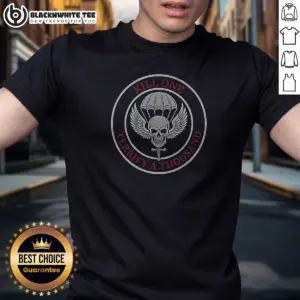 Top Kill One Terrify A Thousand Paratrooper Skull Shirt