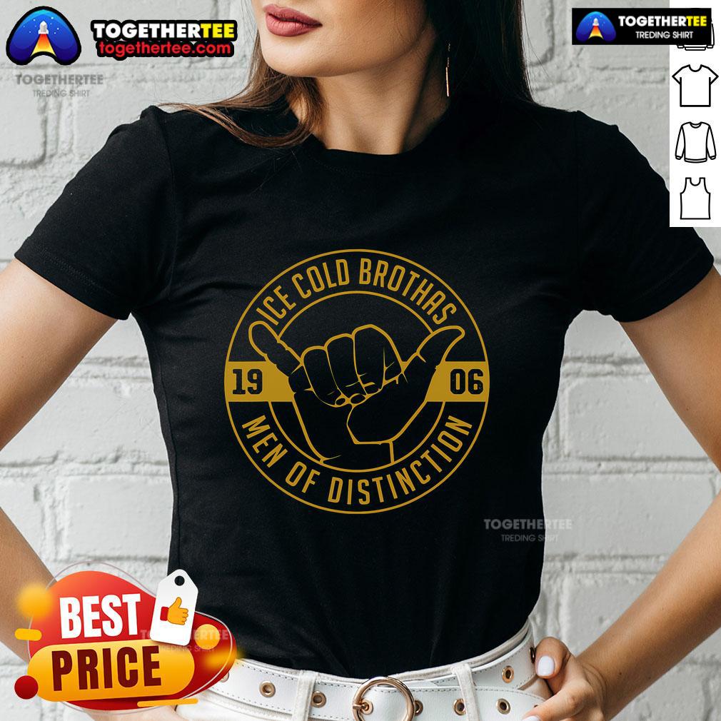 Premium Ice Cold Brothas Men Of Distinction 1906 Alpha African Fraternity T-Shirt - Image 4