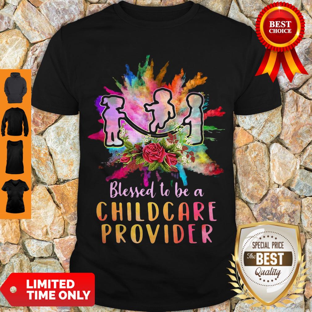 Top Blessed To Be A Childcare Provider Shirt