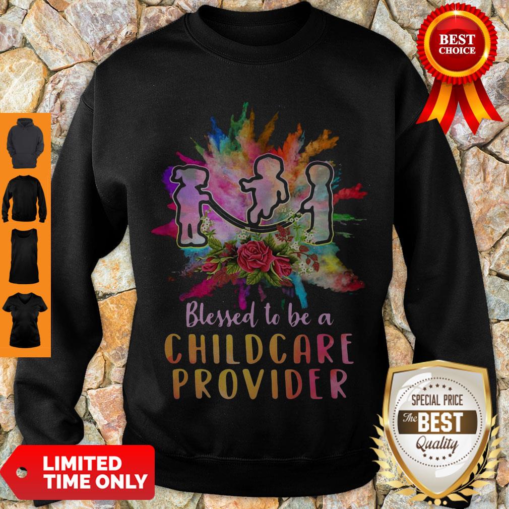 Top Blessed To Be A Childcare Provider Shirt - Image 3