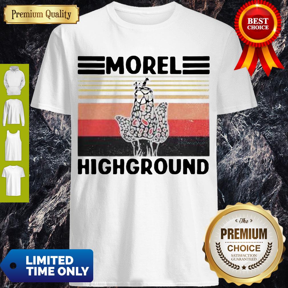 Top Mushroom Hunter Snail Morel Highground Vintage Shirt