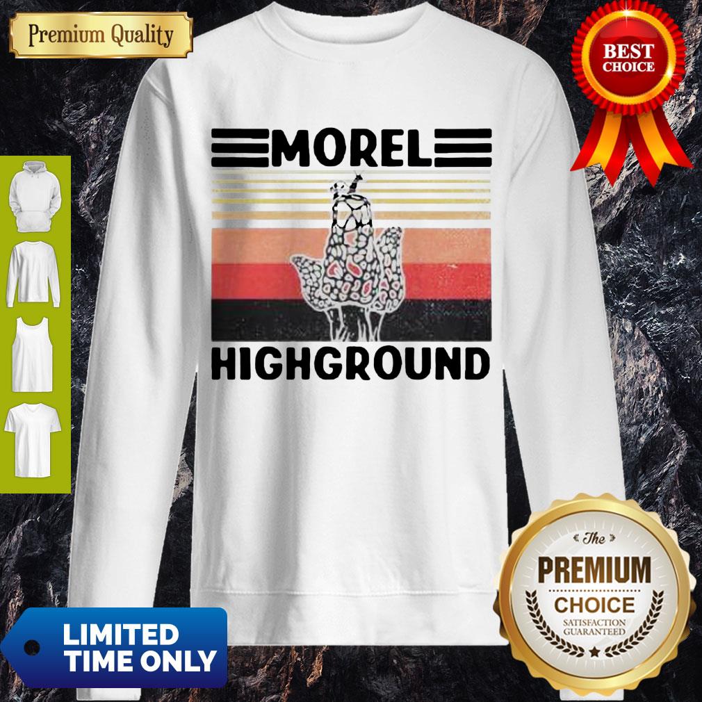 Top Mushroom Hunter Snail Morel Highground Vintage Shirt - Image 3