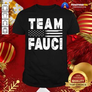 Pretty Team Fauci Face Mask American Flag Shirt