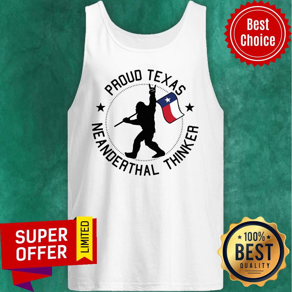 Preium Proud Texas Texas Neanderthals Thinker Shirt - Image 3