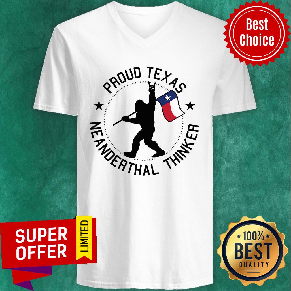 Preium Proud Texas Texas Neanderthals Thinker Shirt - Image 2