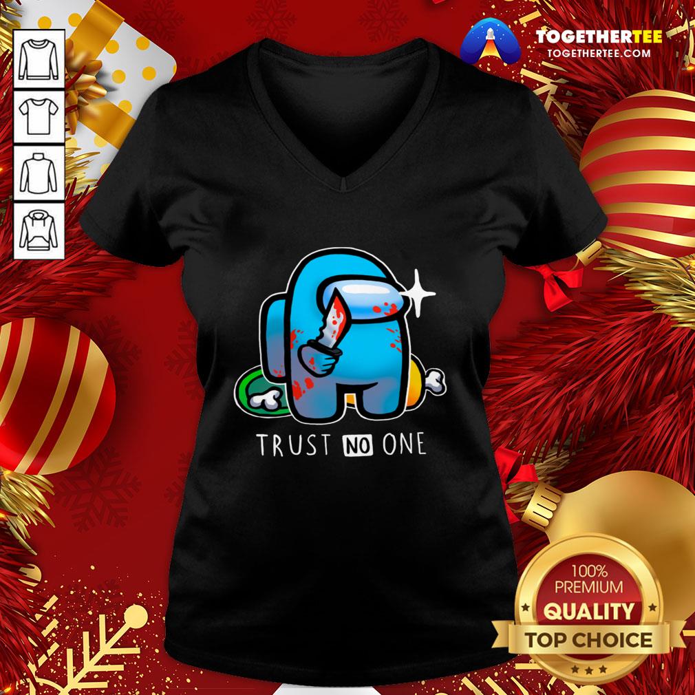 Top Among Us Importer Trust No One Shirt - Image 2
