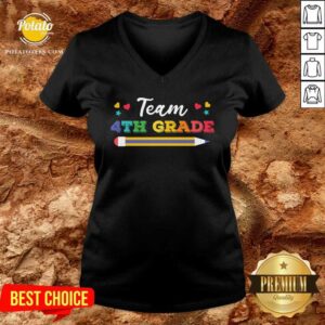 Alternative view of Funny Team 4th Grade Shirt