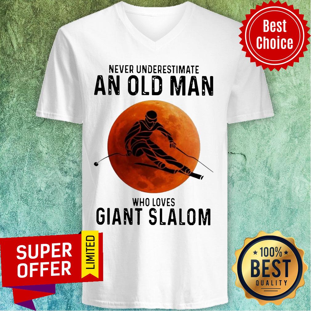 Never Underestimate An Old Man Who Loves Giant Slalom Shirt - Image 3