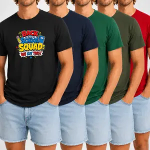 Nice Back To School Squad Cartoon For Students Shirt