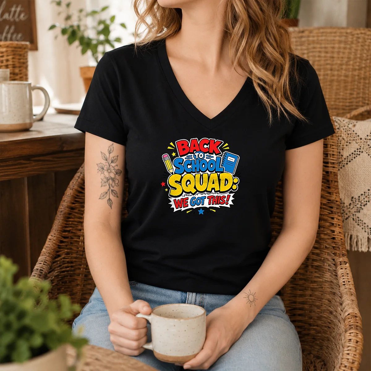 Nice Back To School Squad Cartoon For Students Shirt - Image 8