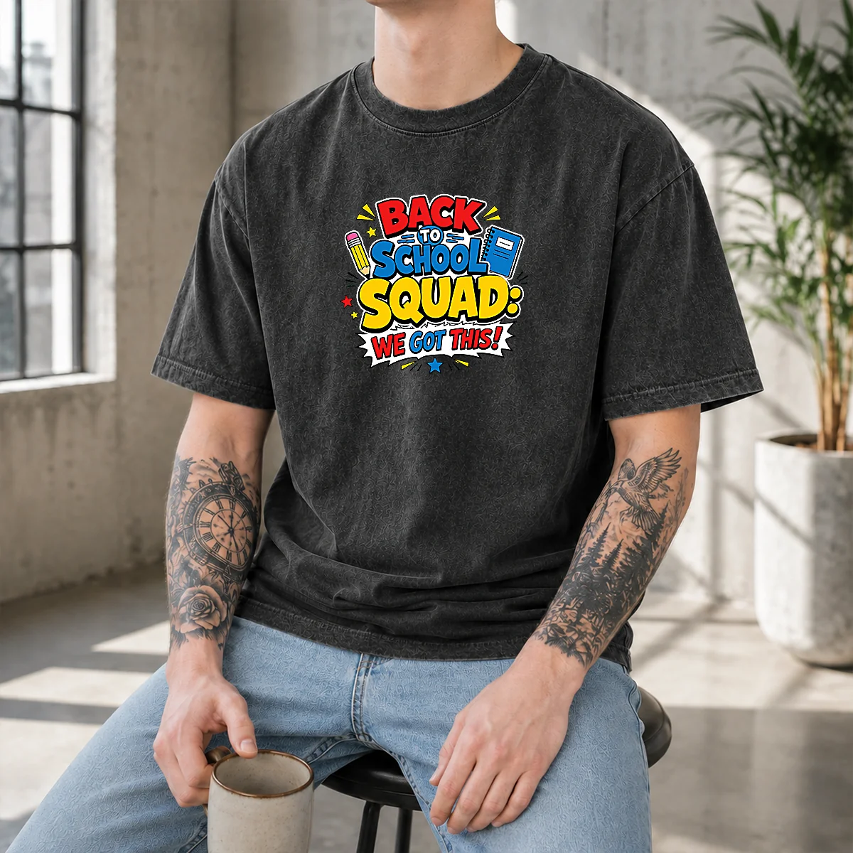 Nice Back To School Squad Cartoon For Students Shirt - Image 9