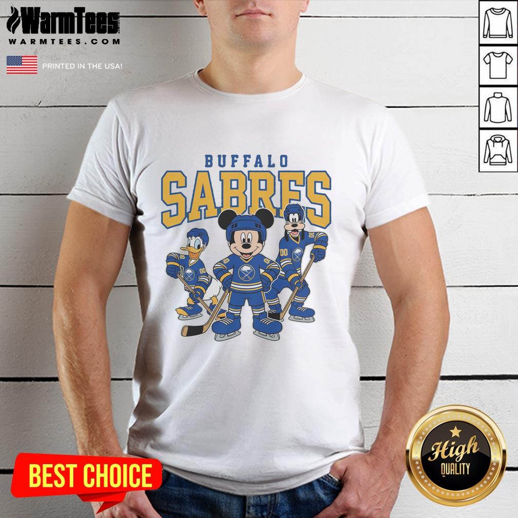 Pretty Buffalo Sabres Disney Team Ice Hockey T-Shirt