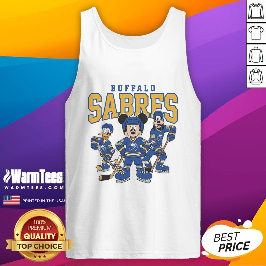 Pretty Buffalo Sabres Disney Team Ice Hockey T-Shirt - Image 4