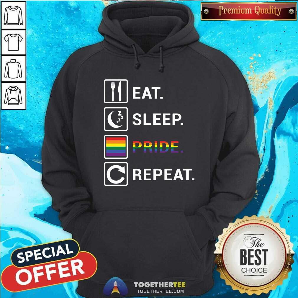 Eat Sleep Pride Repeat Shirt - Image 2
