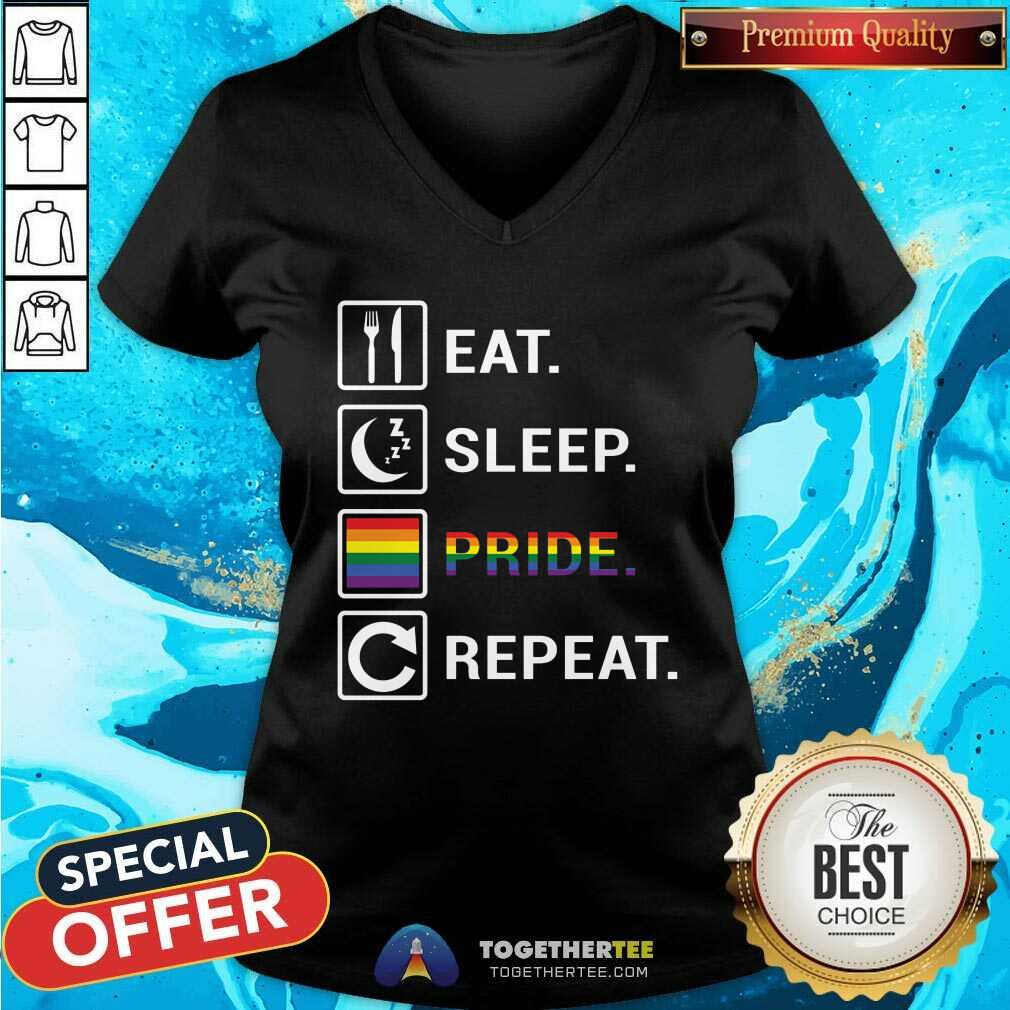 Eat Sleep Pride Repeat Shirt - Image 4