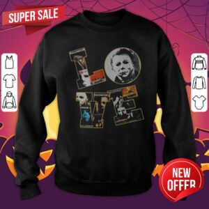 Alternative view of Nice Horror Michael Myers Love Halloween Shirt