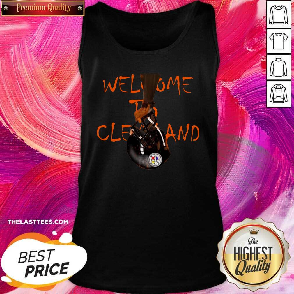 Top Welcome To Cleveland Browns Vs Pittsburgh Steelers Shirt - Image 3