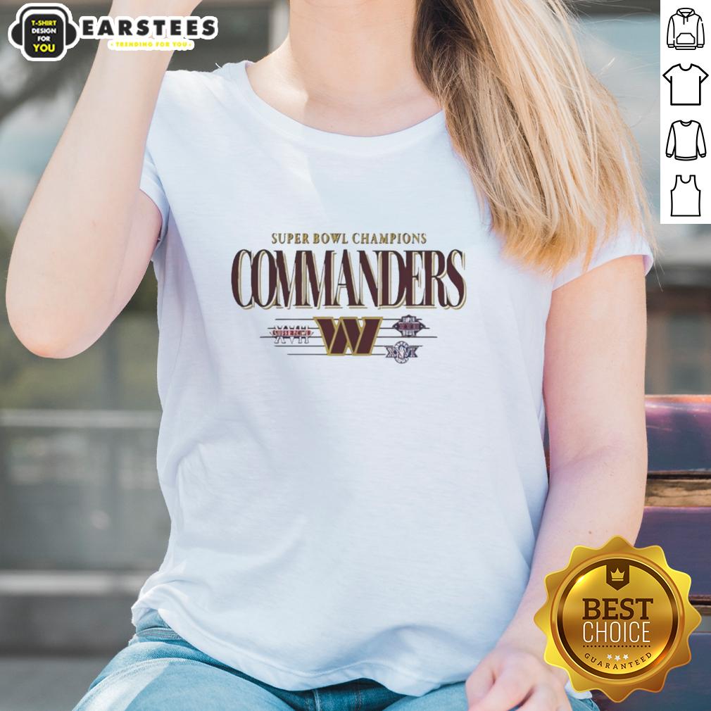 Original Washington Commanders Super Bowl Champions Xvii Xxi Xxvi Vintage T-Shirt - Image 3