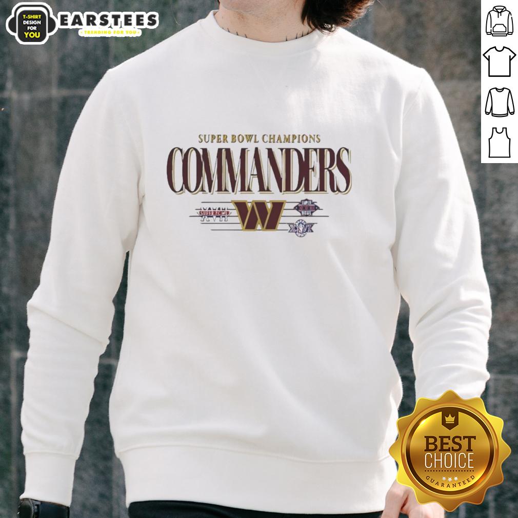 Original Washington Commanders Super Bowl Champions Xvii Xxi Xxvi Vintage T-Shirt - Image 5
