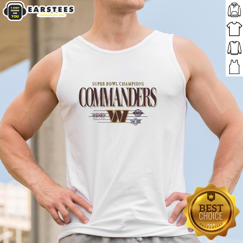 Original Washington Commanders Super Bowl Champions Xvii Xxi Xxvi Vintage T-Shirt - Image 4