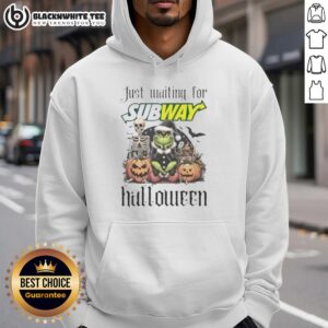 Alternative view of Pretty Grinch Just Waiting For Subway Halloween T-Shirt