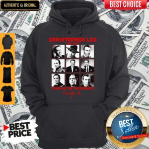 Alternative view of Christopher Lee 1922-2015 Thank You For The Memories Signature Shirt