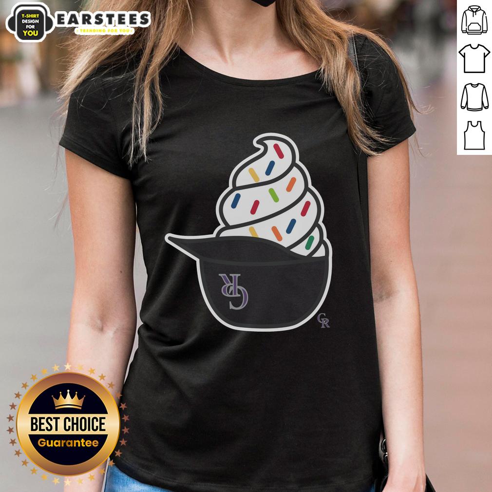 Official Colorado Rockies Ice Cream T-Shirt - Image 3